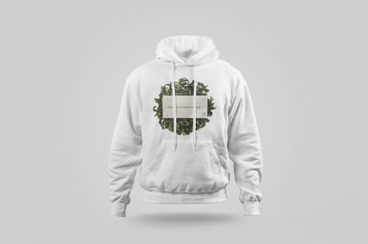 Hoodie — Floral Tie Guan Yin