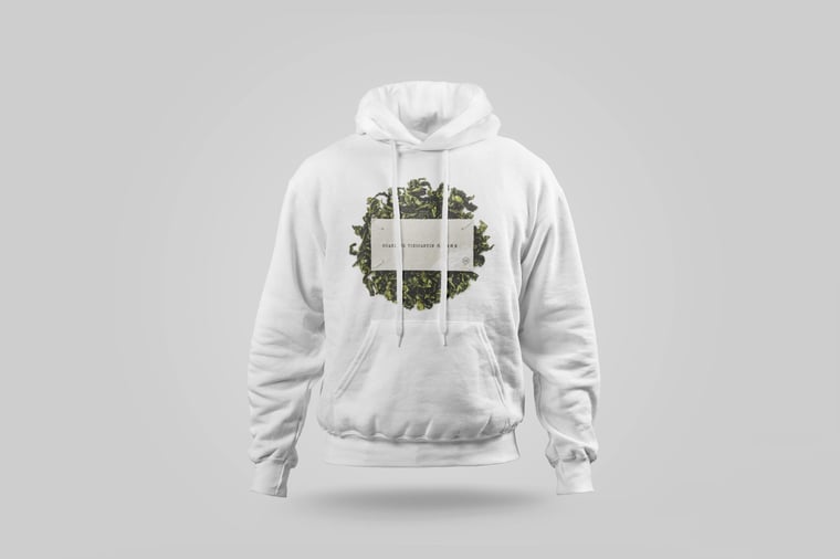 Hoodie — Floral Tie Guan Yin