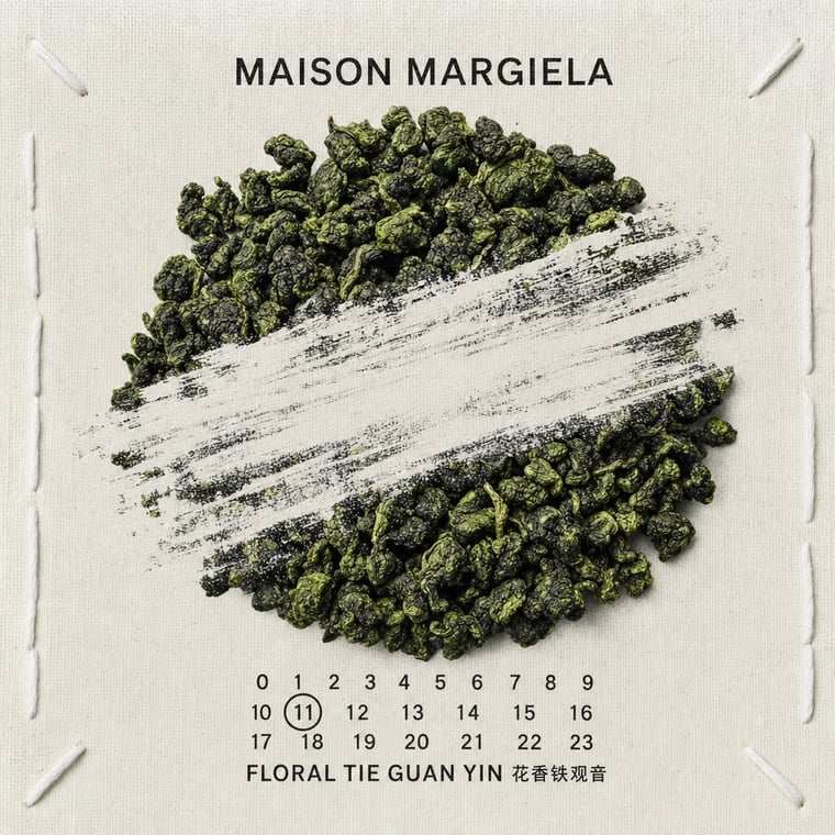 The design — Floral Tie Guan Yin